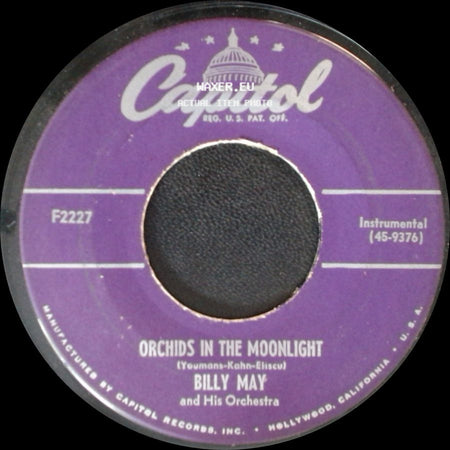 Billy May And His Orchestra - Orchids In The Moonlight / Fat Man Mambo side A