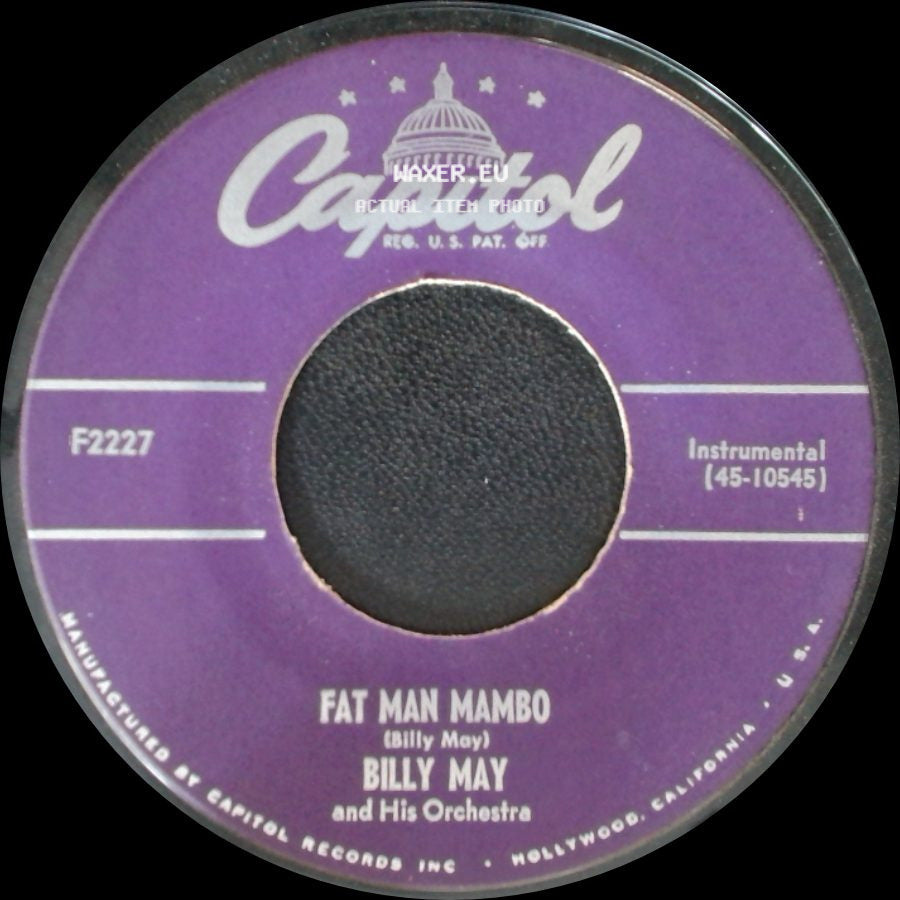 Billy May And His Orchestra - Orchids In The Moonlight / Fat Man Mambo side B