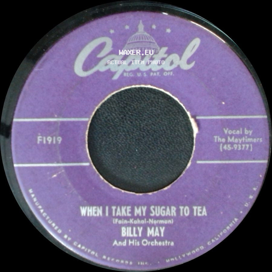 Billy May And His Orchestra - Charmaine / When I Take My Sugar To Tea side B