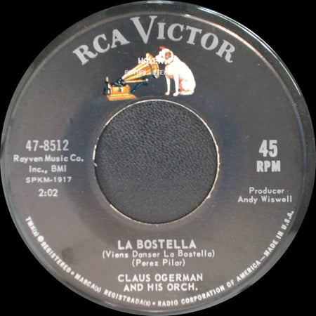 Claus Ogerman And His Orch. - Theme From "Zorba The Greek" / La Bostella (Viens Danser La Bostella) side B