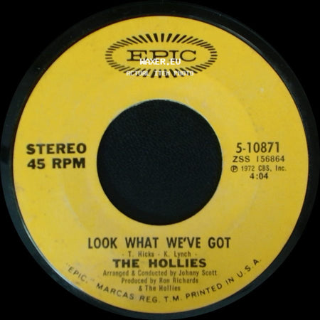 The Hollies - Look What We've Got / Long Cool Woman (In A Black Dress) side A