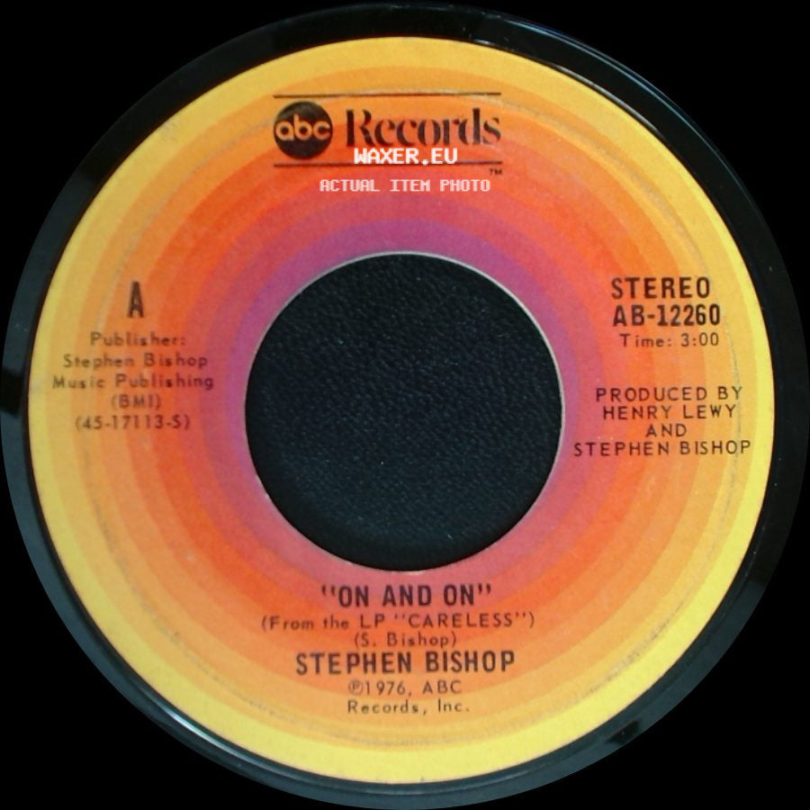 Stephen Bishop - Little Italy / On And On side B