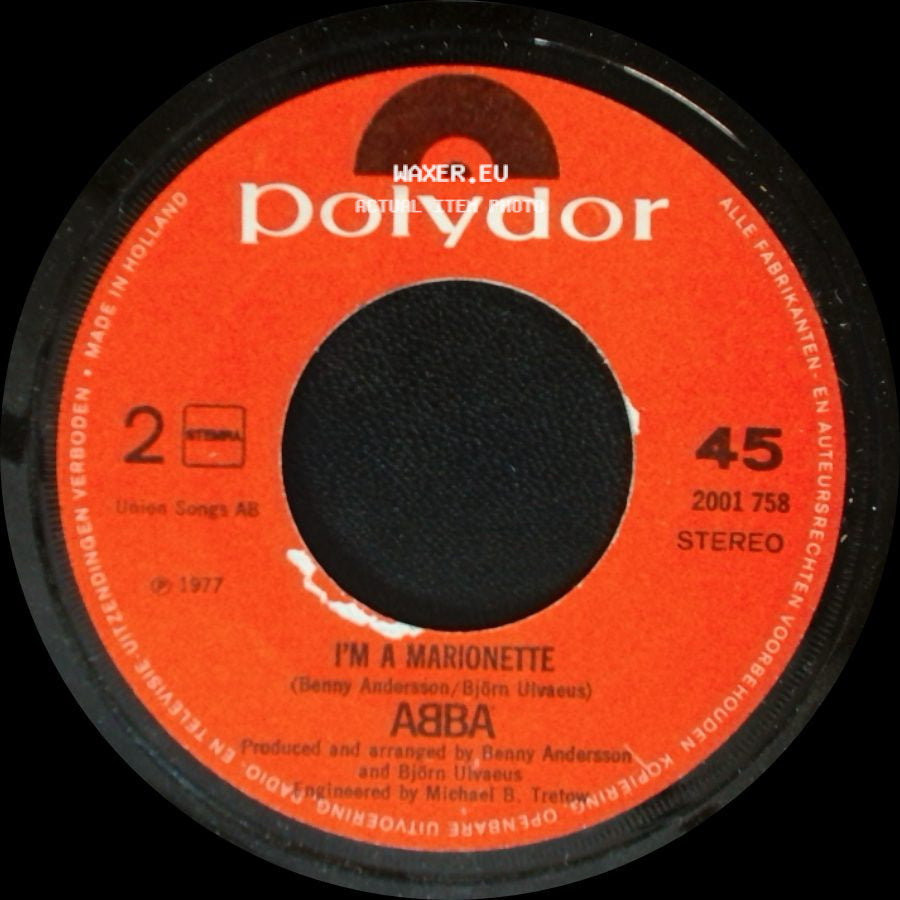 Abba - I'm A Marionette / Take A Chance On Me side A