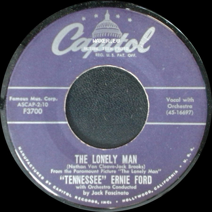 "Tennessee" Ernie Ford - The Lonely Man / False Hearted Girl side A