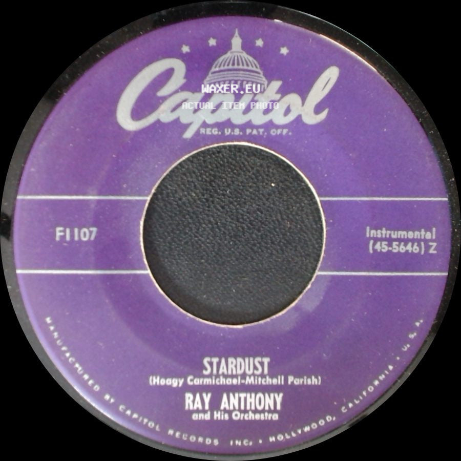 Ray Anthony And His Orchestra - Stardust / The Man With The Horn side A