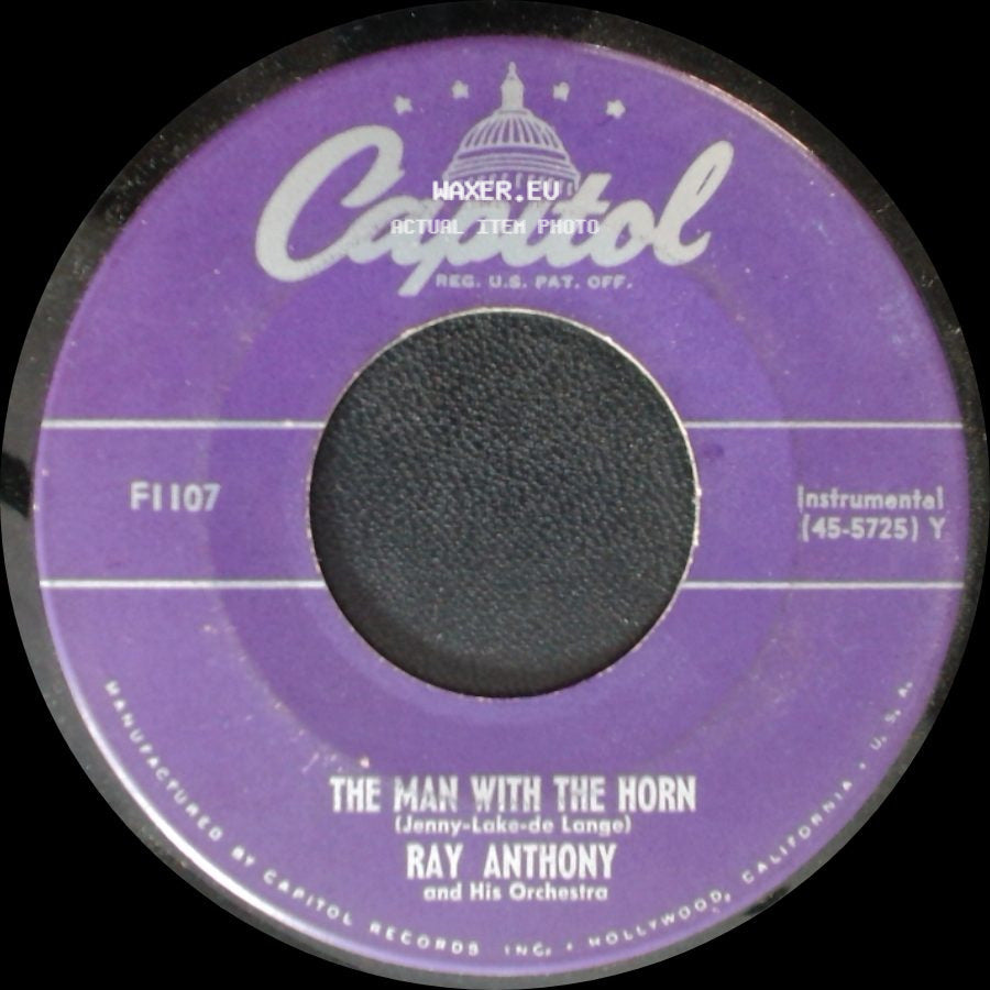 Ray Anthony And His Orchestra - Stardust / The Man With The Horn side B