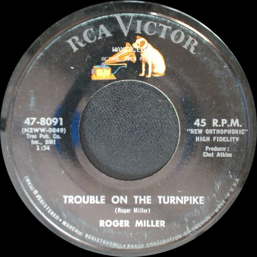 Roger Miller - Hey Little Star / Trouble On The Turnpike side B