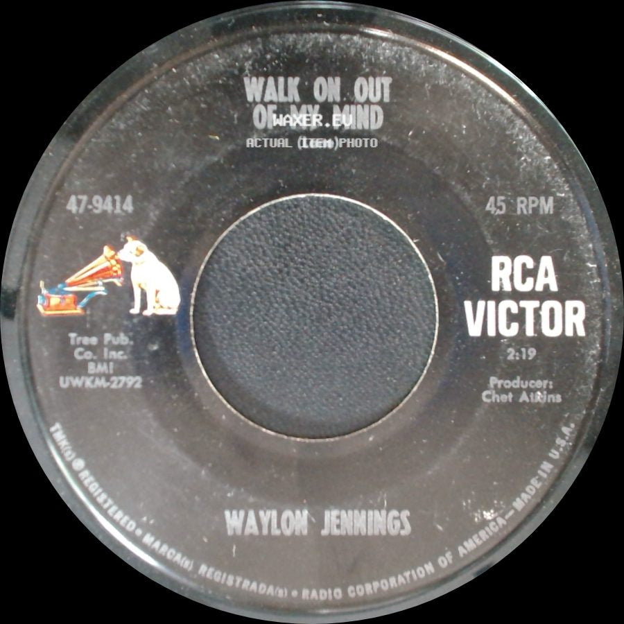 Waylon Jennings - Walk On Out Of My Mind / Julie side A