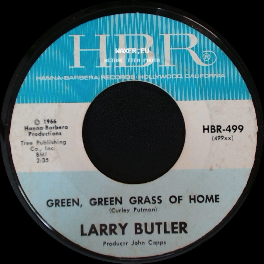 Larry Butler - Almost Persuaded / Green, Green Grass Of Home side B