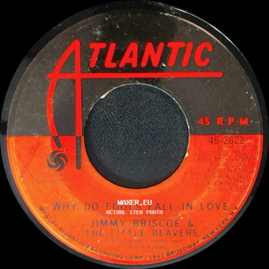 Jimmy Briscoe & The Little Beavers - Why Do Fools Fall In Love / Sugar Brown side A