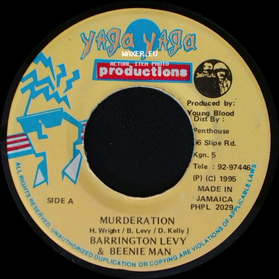 Barrington Levy & Beenie Man - Murderation / Remix Version side A