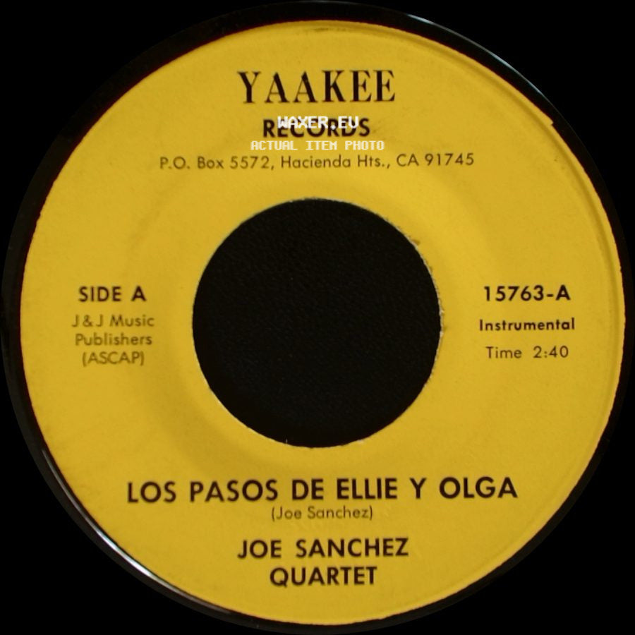 Joe Sanchez Quartet / Joe Sanchez - Los Pasos De Ellie Y Olga / Charlene side A