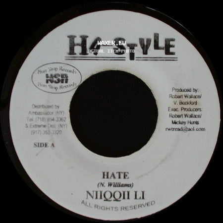 Niioqii Li - Hate / Version side A