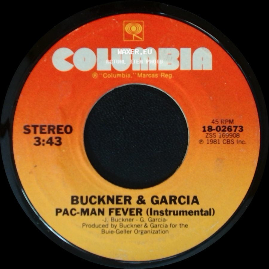 Buckner & Garcia - Pac-Man Fever (Instrumental) / Pac-Man Fever side A
