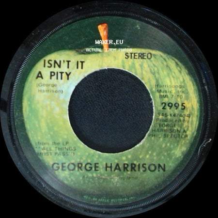 George Harrison - Isn't It A Pity / My Sweet Lord side A