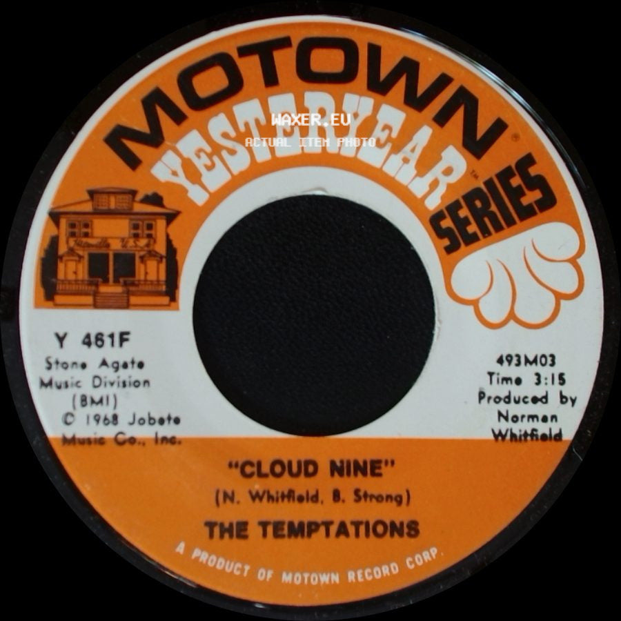 The Temptations - Runaway Child, Running Wild / Cloud Nine side B