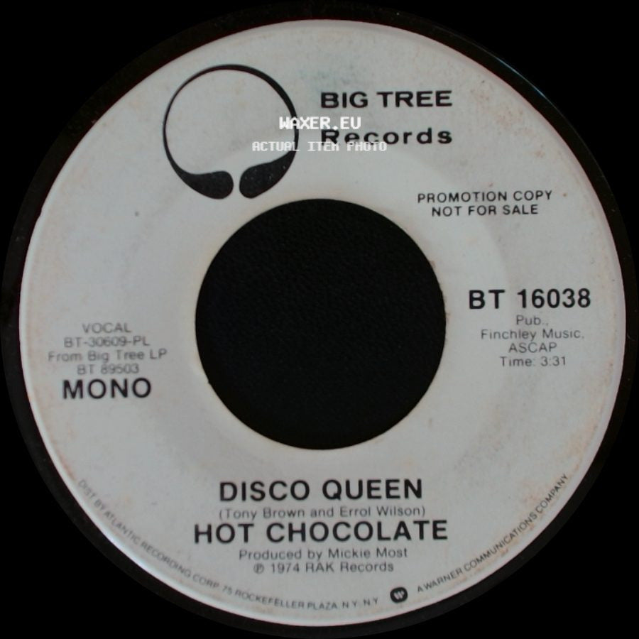 Hot Chocolate - Disco Queen / Disco Queen side A