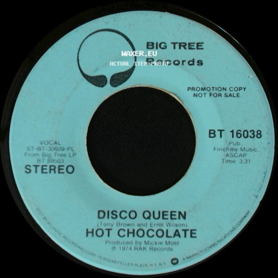 Hot Chocolate - Disco Queen / Disco Queen side B