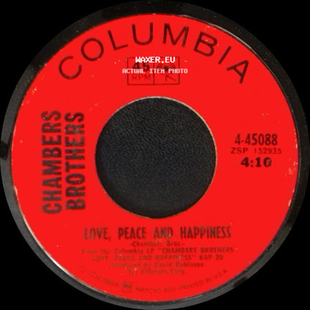 Chambers Brothers - Love, Peace And Happiness / If You Want Me To side A