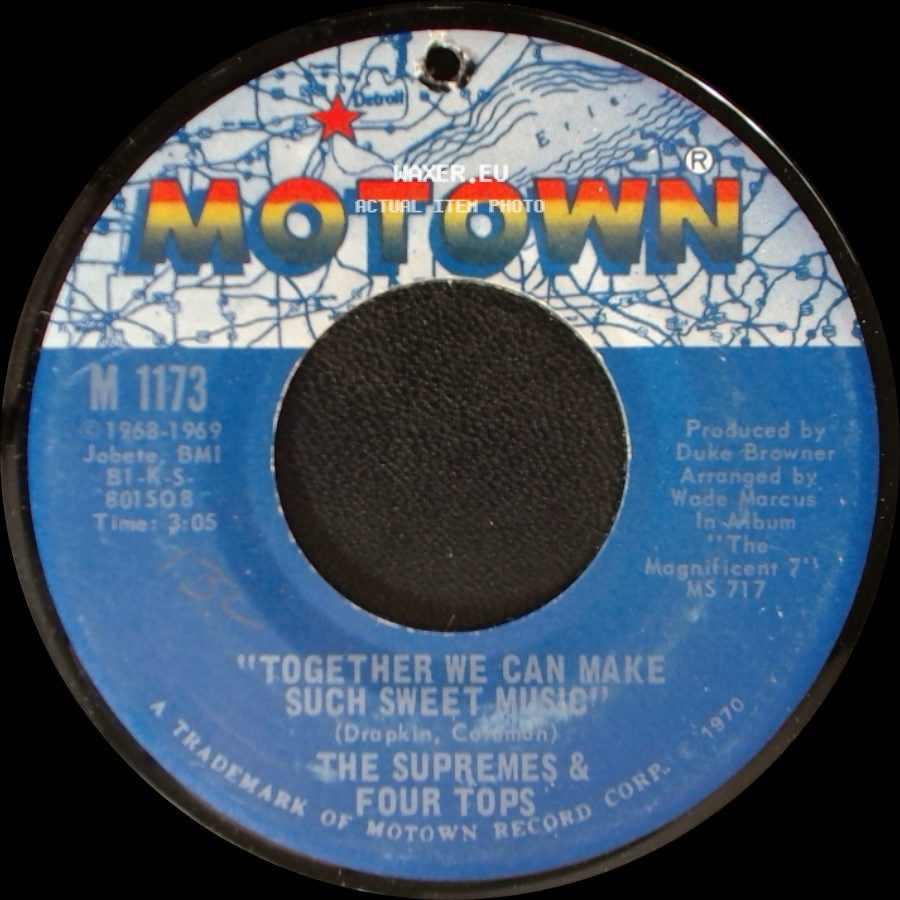 The Supremes & Four Tops - River Deep-Mountain High / Together We Can Make Such Sweet Music side B