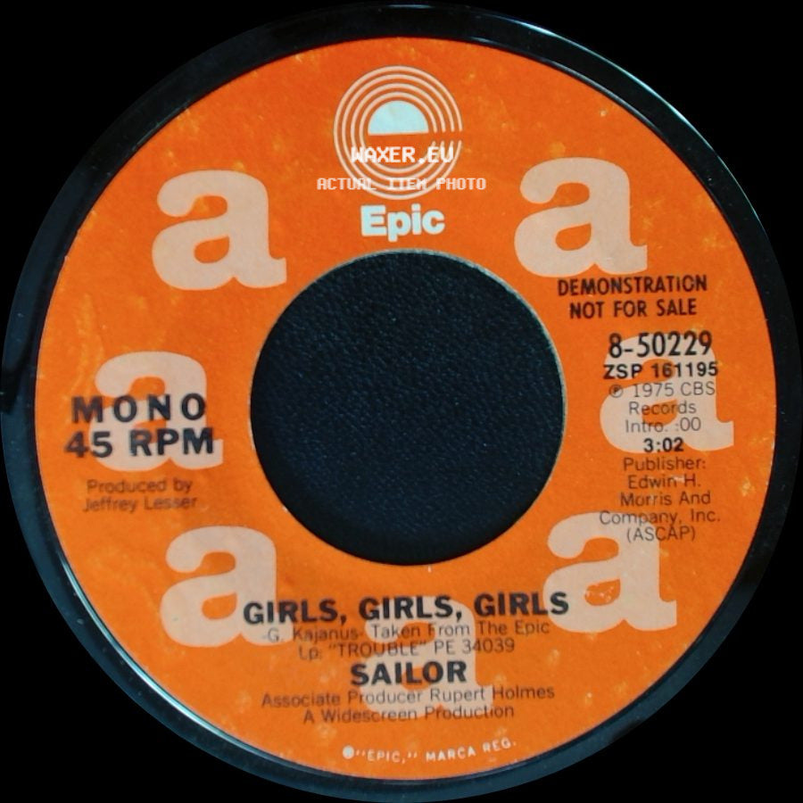 Sailor - Girls, Girls, Girls / Girls, Girls, Girls side A