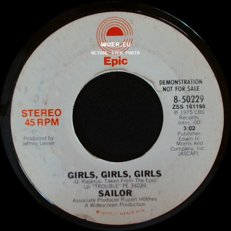 Sailor - Girls, Girls, Girls / Girls, Girls, Girls side B