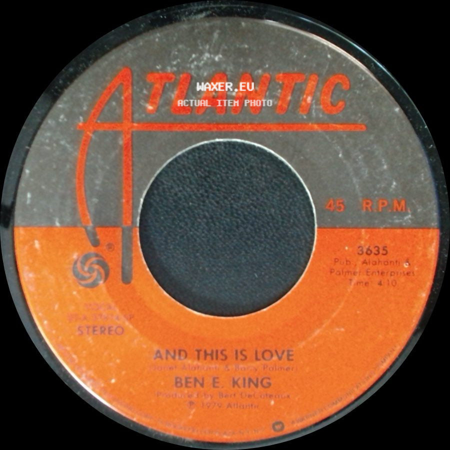 Ben E. King - And This Is Love / Music Trance side A