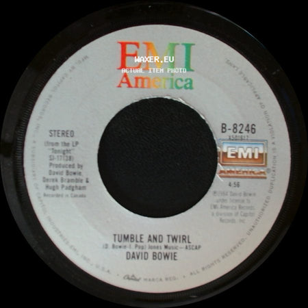 David Bowie - Tonight / Tumble And Twirl side B