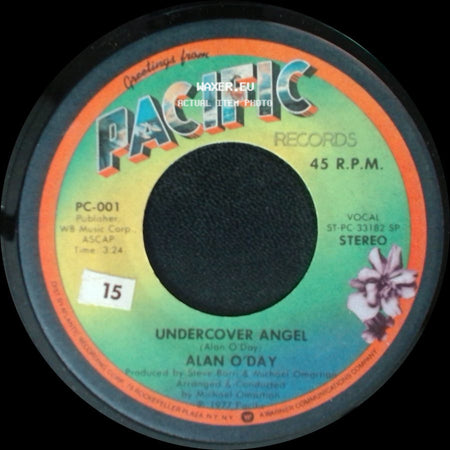 Alan O'day - Just You / Undercover Angel side B