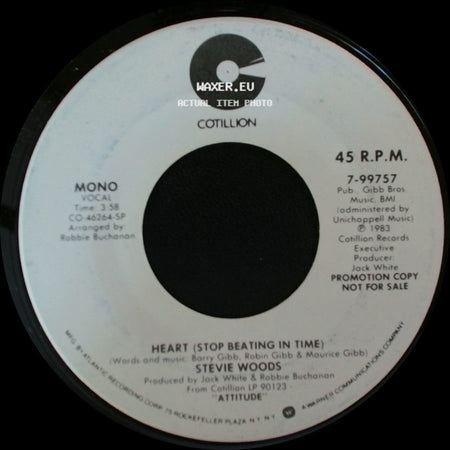 Stevie Woods - Heart (Stop Beating In Time) / Heart (Stop Beating In Time) side A