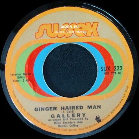 Gallery - Nice To Be With You / Ginger Haired Man side B