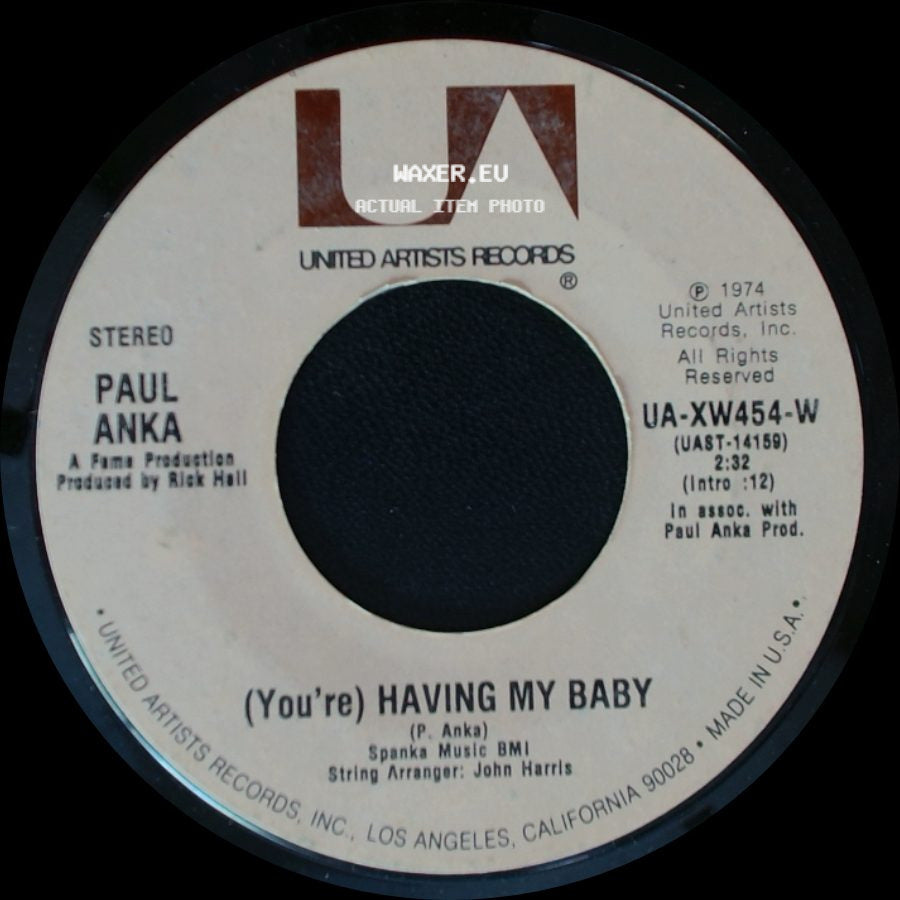 Paul Anka - (You're) Having My Baby / Papa side A