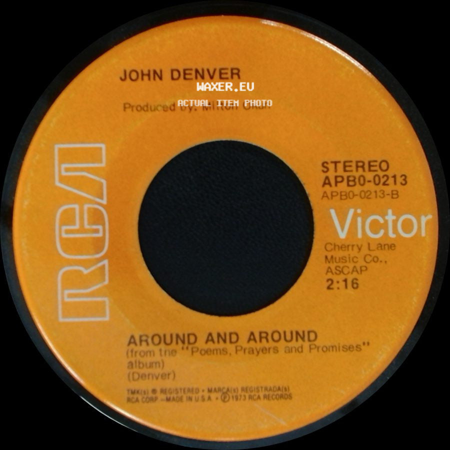 John Denver - Around And Around / Sunshine On My Shoulders side A