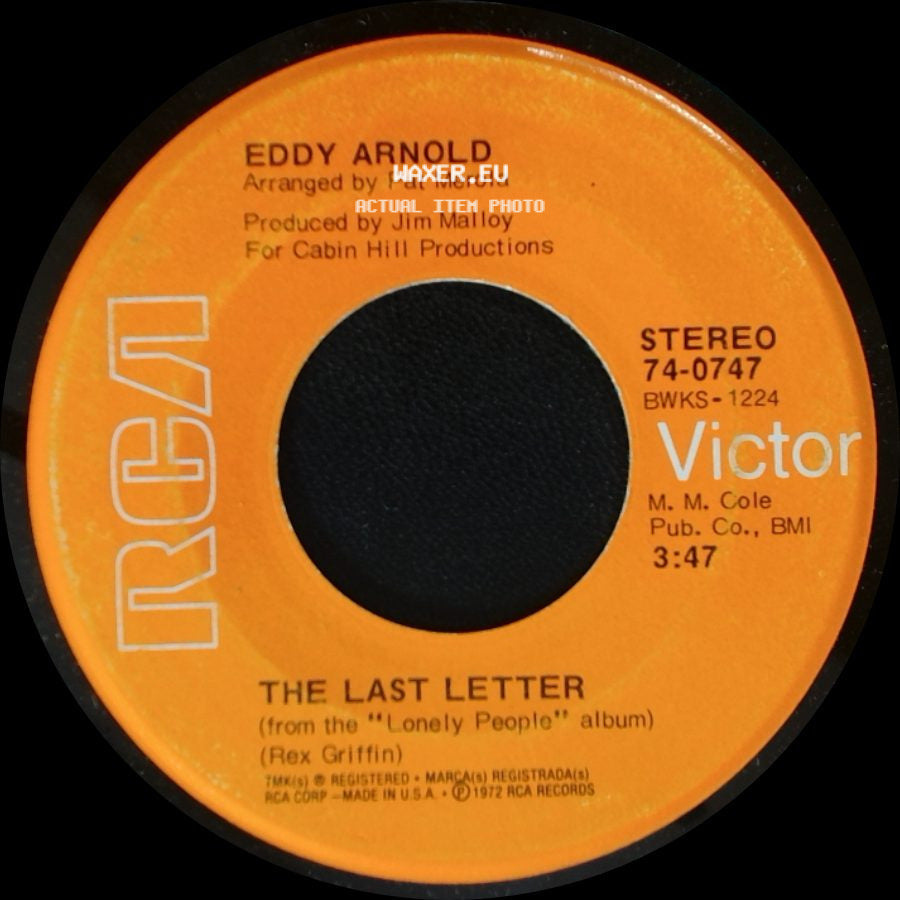 Eddy Arnold - Lucy / The Last Letter side B