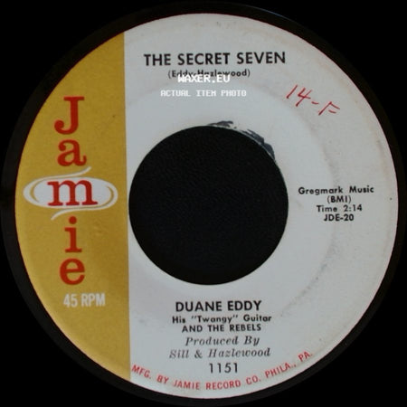 Duane Eddy - Shazam! / The Secret Seven side B