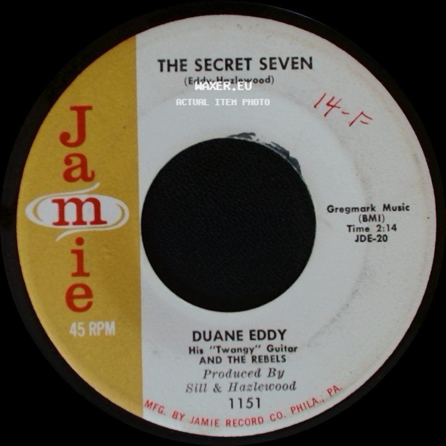 Duane Eddy - Shazam! / The Secret Seven side B