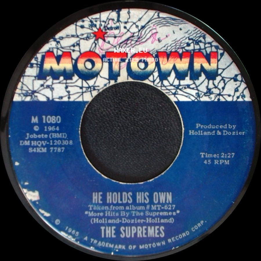 The Supremes - Nothing But Heartaches / He Holds His Own side B