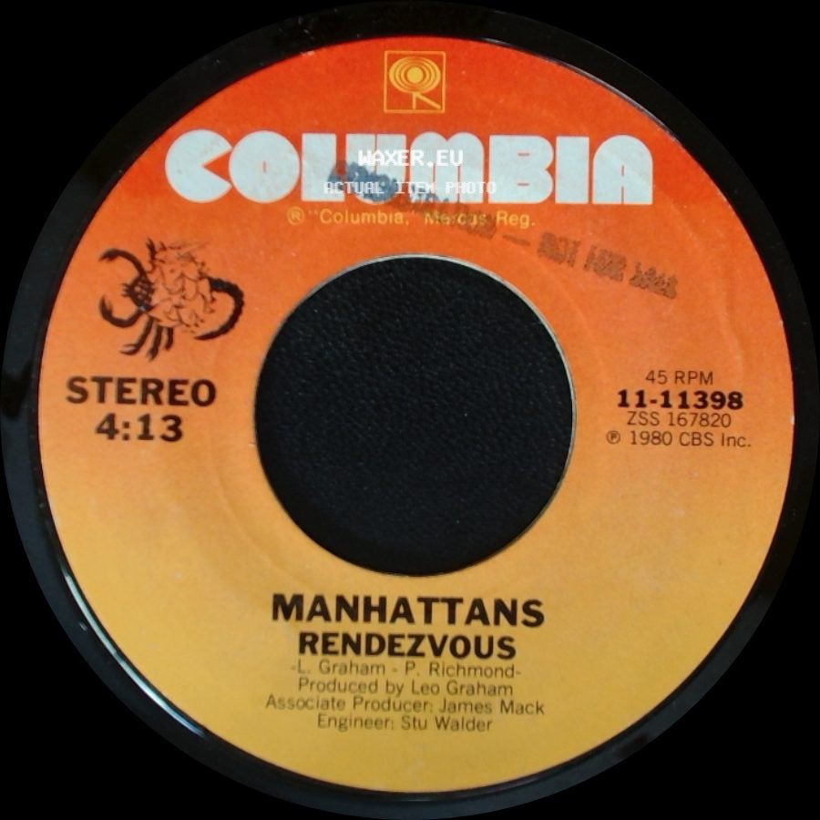 Manhattans - I'll Never Find Another (Find Another Like You) / Rendezvous side B