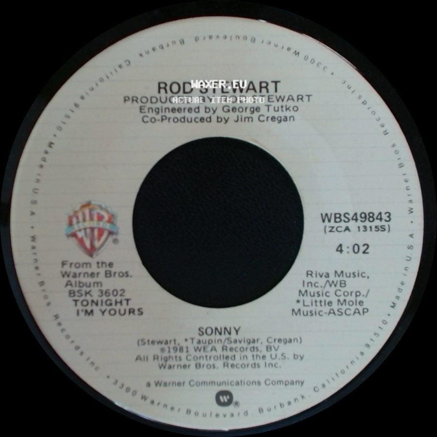 Rod Stewart - Sonny / Young Turks side A