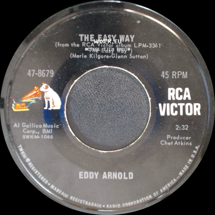 Eddy Arnold - Make The World Go Away (From The Rca Victor Album Lpm-3466 'my World') (Hank Cochran) / The Easy Way side B