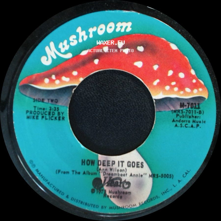 Heart - Magic Man / How Deep It Goes side B