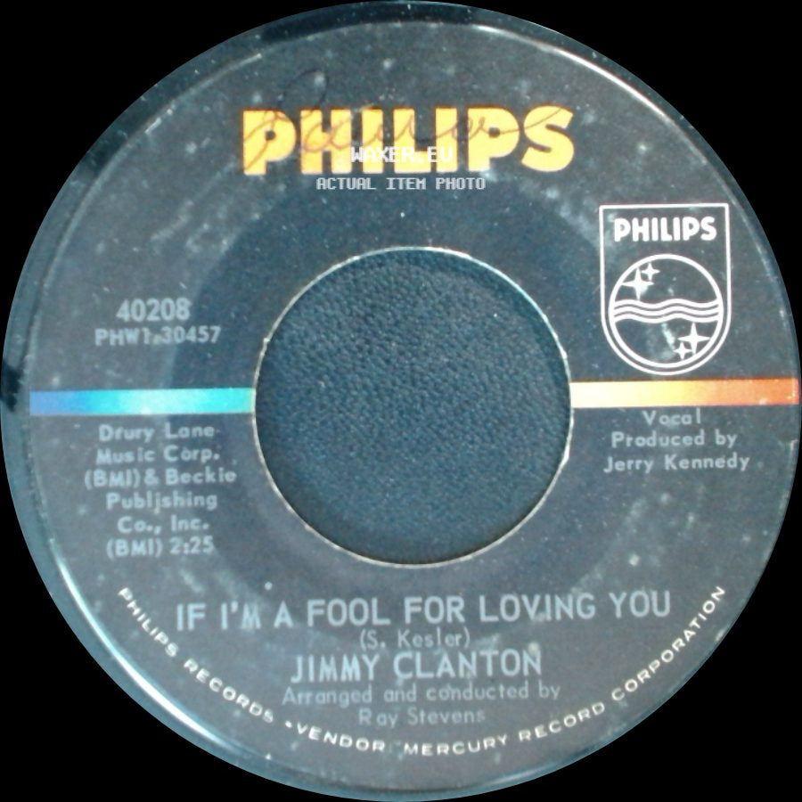 Jimmy Clanton - If I'm A Fool For Loving You / Million Drums side A
