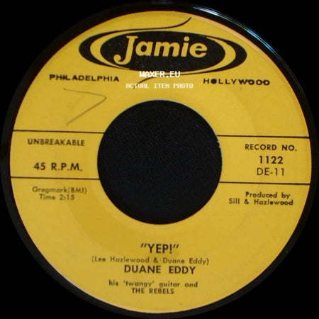 Duane Eddy - Three-30-Blues / Yep! side B