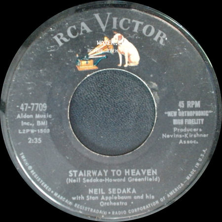Neil Sedaka - Forty Winks Away / Stairway To Heaven side B