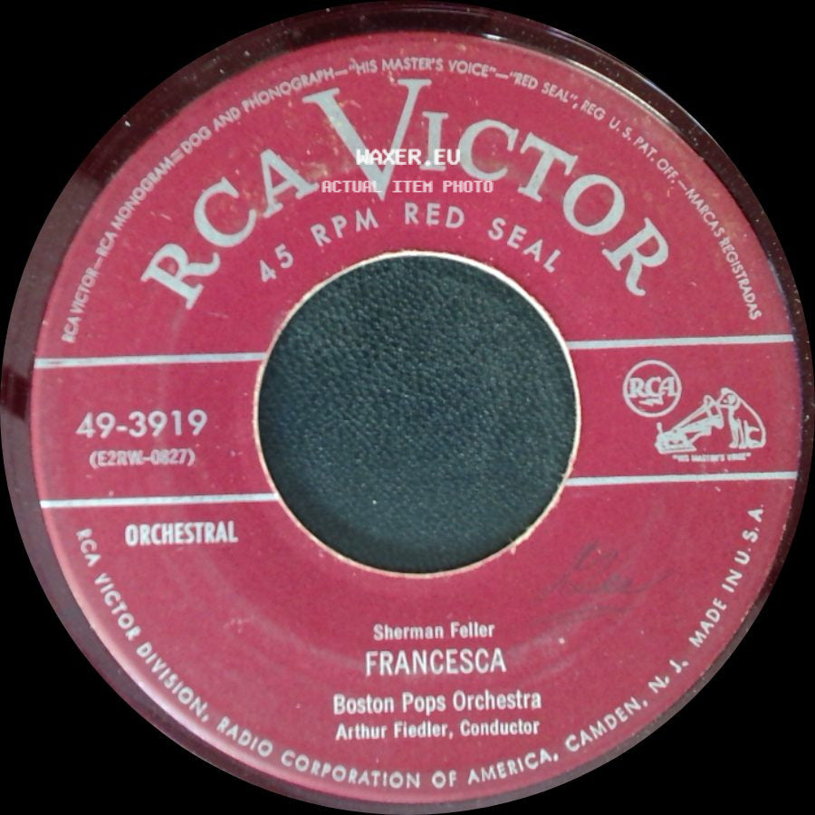Boston Pops Orchestra - Francesca / Delicado side A