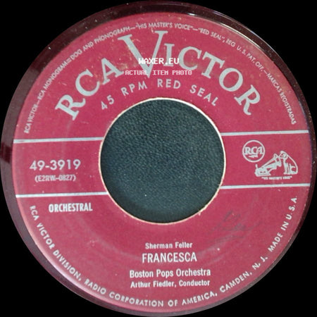 Boston Pops Orchestra - Francesca / Delicado side A