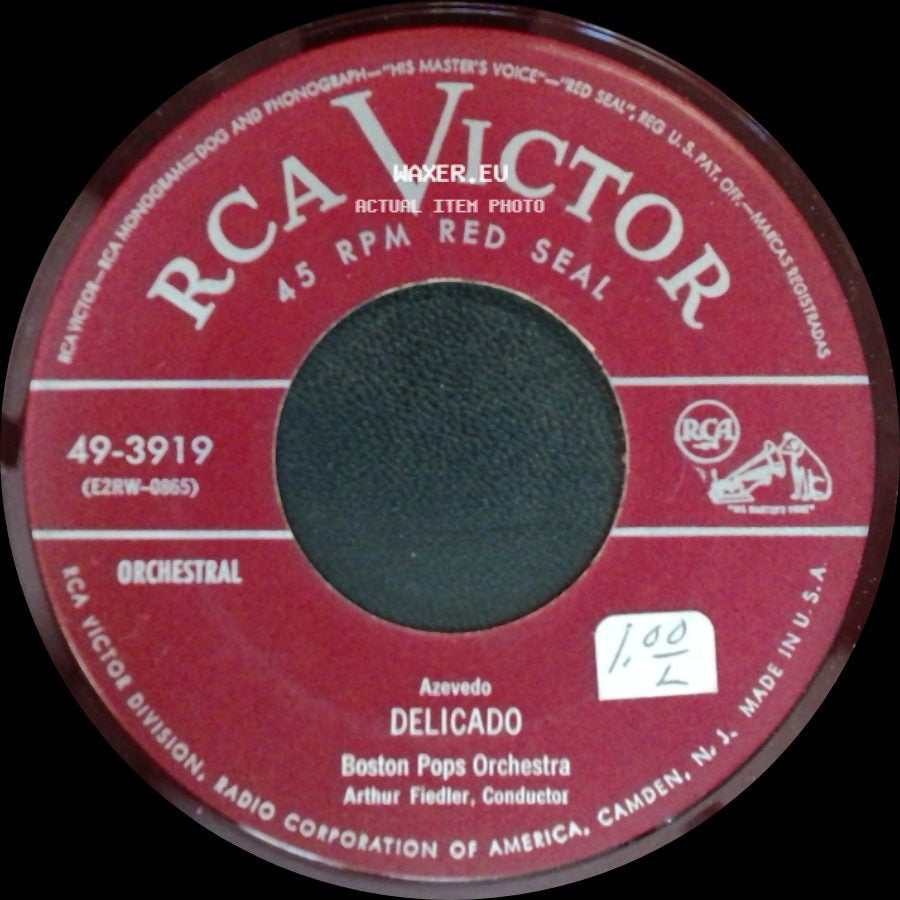 Boston Pops Orchestra - Francesca / Delicado side B
