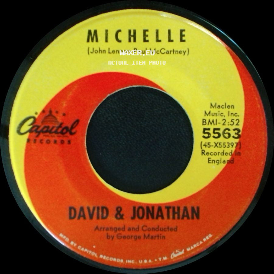 David & Jonathan - Michelle / How Bitter The Taste Of Love side A
