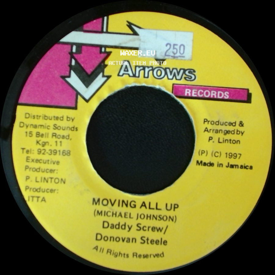 Daddy Screw / Donovan Steele - Moving All Up / Version Graveyard Rhythm side A