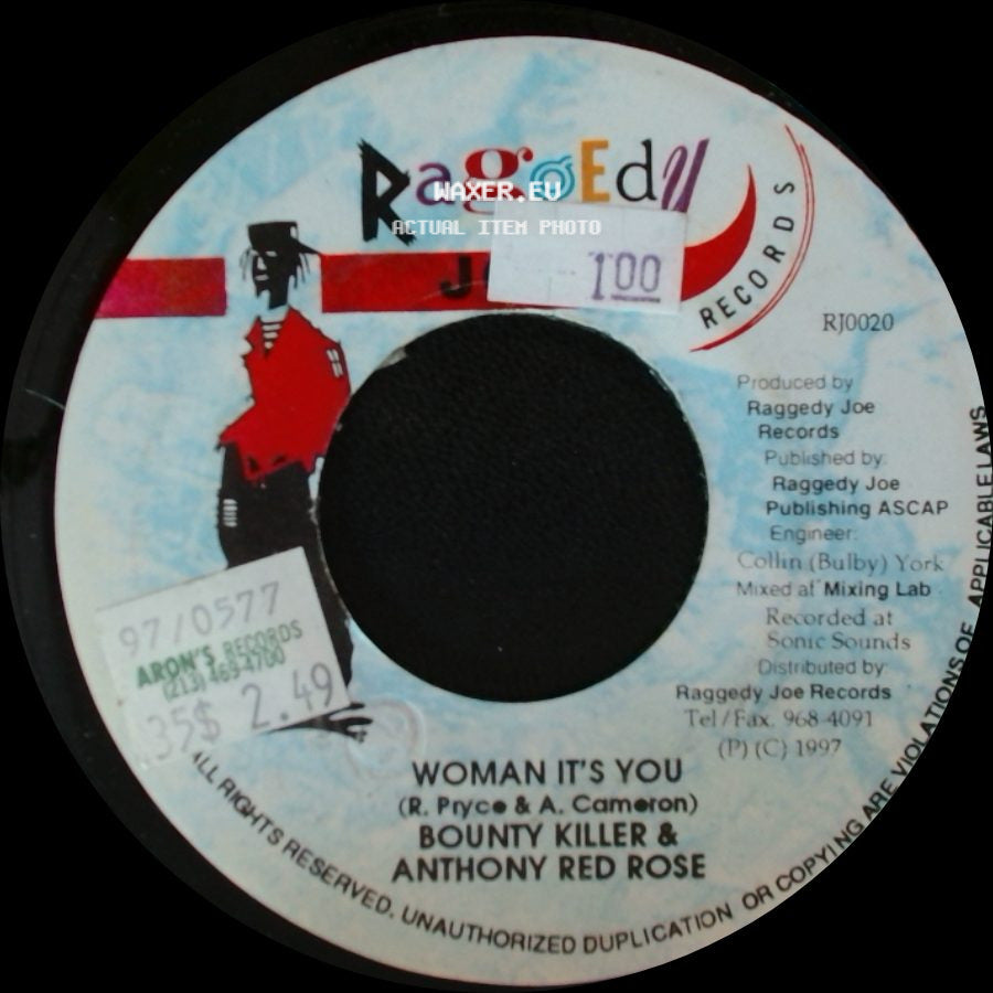 Bounty Killer & Anthony Red Rose / Sly Dunbr & C. Birch - Woman It's You / Money Cologne side A